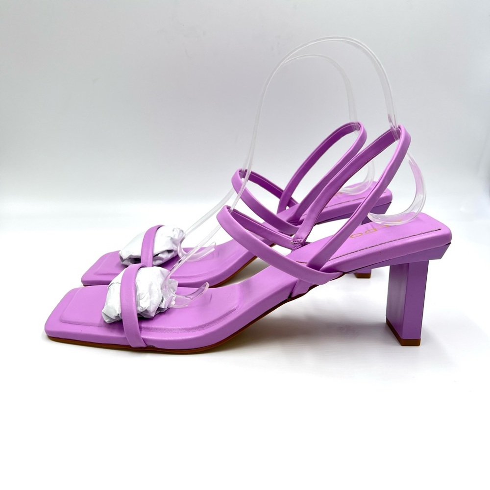 Aldo Womens Size 10 Lokurr Purple Pink Barbie‎ Barbiecore Strappy Sandals Shoes - Picture 5 of 13
